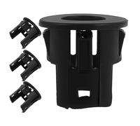 PACKOVE Sensore di Parcheggio Posteriore Kit 4 Pezzi Supporto Staffa di Fissaggio per Assistenza Parcheggio RAM 1500 5Ls52Tzzaa Nero Plastica per Paraurti Posteriore