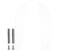 PACKOVE Set 1 Pezzo Segnaposto in Acrilico Trasparente Supporto in Metallo per Matrimoni e Feste, Senza Sbavature, per Annotare Nomi Invitati e Decorazioni Moderne