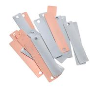 PACKOVE Set 10 Coppie Elettrodi Rame e Zinco per Batterie alla Frutta, Strisce Zinco per Esperimenti Scientifici, Materiali Elettrochimici per Laboratorio Didattico e Sviluppo Capacità