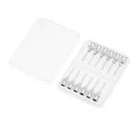 PACKOVE Set 12 Aghi Luer Lock in Acciaio Inossidabile 18g Punta Smussata di Precisione per Erogazione Industriale, Kit Aghi Dosaggio Resistente e Non Pieghevole, per Laboratorio e Uso