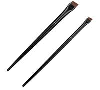 PACKOVE Set 3 Pennelli Inclinati per Eyeliner e Sopracciglia Setole Morbide, Manico Resistente in Materiale Durevole, Strumento Trucco Occhi per Definire Ciglia e Linee Sottili, Kit