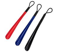 PACKOVE Set 3 Pezzi Calzascarpe in Pp Manico Ergonomico, Superficie Liscia e Sicura, Strumento Pratico per Anziani e Donne Incinte per Indossare Scarpe senza Piegarsi Colore Casuale