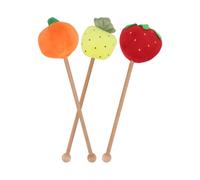 PACKOVE Set 3 Pezzi Massaggiatori per Schiena in Legno e Cotone Pp, Giocattoli Massaggianti in Peluche per Rilassamento Muscolare e Muscolare