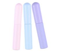 PACKOVE Set 3 Pezzi Pennelli Per Labbra in Silicone Coperchio, Applicatori Riutilizzabili Per Trucco Labbra, Correttore e Lucidalabbra, Adatti Per Uso Quotidiano e Professionale, Delicati Sulla Pelle