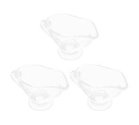 PACKOVE Set 3 Pezzi Salsiera di Vetro da 215ml con Manico, Contenitore per Salsa Robusto ed Elegante, per Piatti Western come Bistecche e Arrosti in Riunioni Familiari