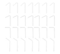 PACKOVE Set 40 Pezzi Tubi di Vetro Borosilicato a Gomito Trasparenti 45° 60° 90° 120° 5x10 Cm, Accessori Laboratorio Chimico per Esperimenti Scientifici e Biologici