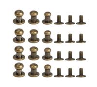 PACKOVE Set 72 Pezzi Accessori per Borse in Lega Color Oro Chiodi a Vite Robusti per Artigianato in Pelle e Realizzazione di Abbigliamento