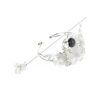 PACKOVE Set Accessori per Chioma in Lega Argento Elementi Tradizionali Cinesi, Lavorazione Fine ed Elegante, come Decorazione per Chioma in Servizio Fotografico Colore Casuale