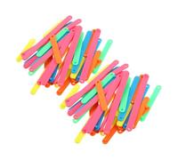 PACKOVE Set Bastoncini Geometrici 100 Pezzi in Plastica, Strumenti Matematici Manipolativi, Materiale Didattico per Classe e Apprendimento Precoce Forme Poligonali e Angoli per Scuola