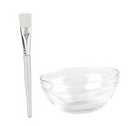 PACKOVE Set da 12 Pezzi Ciotola per Mescolare Maschere e Pennello per Maschera Viso Trasparente, Compatto e Portatile, per Utilizzo Domestico e Viaggi, Materiale Delicato per Epidermide