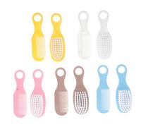PACKOVE Set Di 5 Spazzole E Pettini Per Il Bagnetto Del Bambino: Setole Morbide, Spazzola Per Per Bambini, Trattamento Della Crosta Lattea, Spazzola Per Massaggio Del Cuoio
