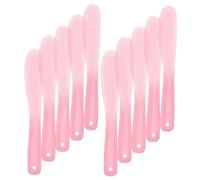 PACKOVE Spatole Cosmetiche in Silicone 10 Pezzi Per Miscelazione Trucco, Spatole Di Bellezza Resistenti e Facili Da Pulire Per Fondotinta, Fard e Ombretto, Utensili Per Uso Personale e Regali