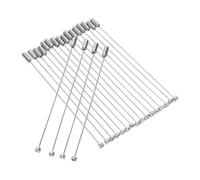 PACKOVE Spille Applicazione Versatile 20pezzi in Metallo Argento di Sicurezza con Design Elegante e Punta Lunga per Fai da Te, Accessori per Cravatte e Sciarpe in Creazioni Artigianali