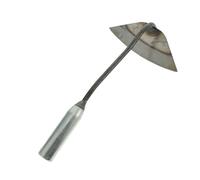 PACKOVE Strumento Manuale da Giardino in Ferro, Zappetta per Erbacce, Argento, per Giardinaggio e Coltivazione in Fattoria, Facile da Riporre, per Piantare e Diserbare