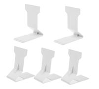 PACKOVE Supporto Magnetico per Scaffali in Plastica 100x45x110mm, Antiribaltamento per Espositori Alimentari da 5 Pezzi, Accessori per Organizzatore Negozi e Stoccaggio Merci