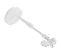 PACKOVE Supporto per Lampada Unghie LED Portatile in Plastica Bianco Rotazione 360° per Unghie Gel e Manicure Professionale Facile da Usare