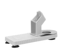 PACKOVE Supporto per Pistola per Colla Termica con Base a Ventosa in Plastica e Silicone, Compatto e Portatile, per Scrivania e Viaggio con Funzione di Deposito Utensili