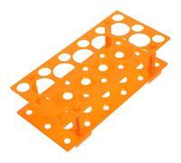 PACKOVE Supporto per Provette da Centrifuga Arancione a 26 Fori, Porta Tubi per Provette da 50 Ml/15 Ml/10 Ml Struttura Robusta, per Laboratori di Chimica e Biologia