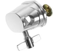 PACKOVE Supporto per Tamburo in Ferro Placcato Argento Alta Durezza e Lavorazione di Precisione per Base Tom Drum e Morsetto per Gamba Floor Tom