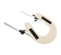 PACKOVE Supporto Poggiatesta Portatile in Lega di Alluminio per Lettino da Massaggio, Accessorio Massaggi Professionali e Domestici, per Saloni, Viaggi e Rilassamento