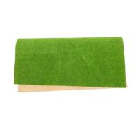 PACKOVE Tappetino da Prato Sintetico Tagliabile 25x25 Cm per Tavolo da Sabbia, Prato Finto Micro Paesaggio per Modellismo e Decorazione di Diorami