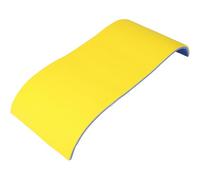 PACKOVE Tappetino Galleggiante in Schiuma 110x40x2,2 Cm, Piattaforma Acquatica Resistente Doppio Strato Blu-Giallo, Materassino Versatile per Piscina, Lago e Giochi D’Acqua