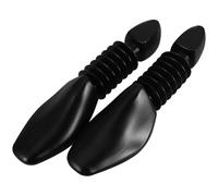 PACKOVE Tendiscarpe in Plastica Nero Design a Molla per Mantenere la Forma di Stivali e Scarpe da Tennis, 1 Paio per Esposizione in Negozio o Uso Domestico
