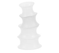 PACKOVE Tunnel Vestibilità Silicone che Bianco Auricolari Illuminano e in Si Set al Buio, da 4 Pezzi Design Unico Confortevole per Performance e Occasioni Varie