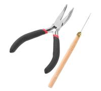 PACKOVE Uncinetto Per Dreadlock in Legno Punta Affilata Di Pinze Per Uncinetto Per Strumento Per Realizzare Dreadlocks Domestico e Salone