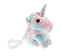 PACKOVE Zaino Unicorno Colorato per Bambina Spallacci Regolabili Zaino Leggero per Scuola e Borsa Adorabile per