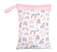 Packs Wet Bag | asciutto impermeabile | per pannolini riutilizzabile | Borsa per pannolini con doppia cerniera tasche per articoli per bambini, nuoto, campeggio, spiaggia, piscina