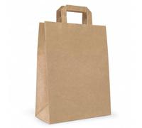 PACKY - Sacchetti Carta Con Manici 26x35x12 Cm - 50 Pezzi - Buste Carta