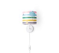 Paco Home Lampada Da Parete Cameretta Dei Bambini Colorata E14 Quadri Arcobaleno
