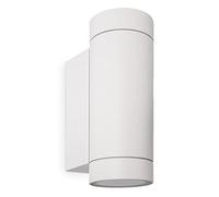 Paco Home Lampada Da Parete Esterni Giardino Lampada a Parete Moderna Garage Deco Giardino IP54 3000K, Colore:Bianco, Tipo di lampada___Tecnologia:Tipo 1-2x GU10
