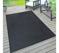 Paco Home Per interni e esterni, per terrazza e balcone, anti-intemperie, tinta unita, Dimensione:120x160 cm, Colore:Navy-Blu