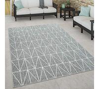 Paco Home Per interni ed esterni, per terrazza e balcone, anti-intemperie, scandinavo, Dimensione:80x150 cm, Colore:Grigio