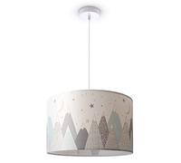 Paco Home Sospensione Cameretta Dei Bambini Vigili Del Fuoco Strada Polizia Maschio Femmina E27