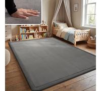 Paco Home Tappeto Bambini Cameretta Bambina Ragezzi Tappeto Morbido Antiscivolo Moderno, Dimensione:100x200 cm, Colore:Antracite