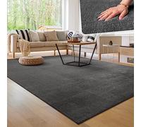 Paco Home Tappeto Moderno e Morbido per Soggiorno a Pelo Corto Lavabile Fluffy Uni Effetto Pelliccia Senza Tempo Elegante Antiscivolo Facile da Pulire, Dimensione:160x220 cm, Colore:Antracite