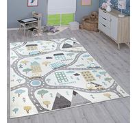Paco Home Tappeto per bambini cameretta bambine bambini diversi motivi e dimensioni, Dimensione:133x190 cm, Colore:Crema 3