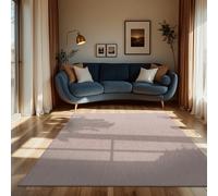 Paco Home Tappeto Per Esterno Balcone Terrazza Tappeto Cucina Monocolore Mélange, Dimensione:160x220 cm, Colore:Pink