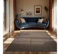 Paco Home Tappeto Per Esterno Balcone Terrazza Tappeto Cucina Monocolore Mélange, Dimensione:300x400 cm, Colore:Taupe