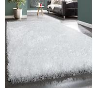 Paco Home Tappeto Salotto Moderno Soggiorno Pelo Lungo Monocolore Peloso Moderno, Dimensione:120x170 cm