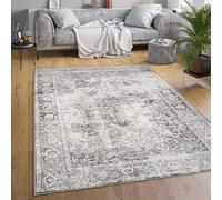 Paco Home Tappeto Salotto Moderno Soggiorno Tessuto Liscio Moderno Persiano Marocco Motivo Ornamenti Vintage Lavabile, Dimensione:120x160 cm, Colore:Beige