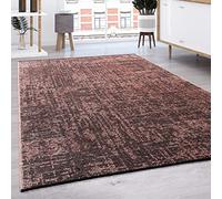 Paco Home Tappeto Salotto Moderno Tessuto Liscio Moderno Monocolore Pastello Con Frange, Dimensione:200x280 cm, Colore:Taupe