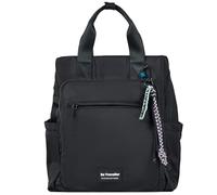 PACO MARTINEZ Zaino da Donna con Tasca per Computer da 13", 1 Scomparto Ampio e 5 Tasche, Espandibile, Cintura per Fissaggio al Trolley della Valigia, Nylon Colore Nero