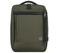 PACO MARTINEZ Zaino da Viaggio Impermeabile e Espandibile, Tasca per Riporre Computer da 15", 2 Scomparti Ampi e 3 Tasche, Schienale Imbottito e Traspirante, Colore Verde Kaki