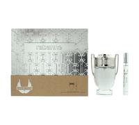 Set Paco Rabanne: Invictus Eau de Toilette per uomo 100 ml + Invictus Eau de Toilette per uomo 10 ml *Miniatura