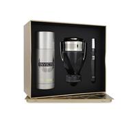 Paco Rabanne Invictus (M) 3 pezzi EDT Spray 3,4 oz + 11 once Travel EDT Spray