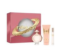 PACO RABANNE OLYMPEA 50ML EDP + 10ML EDP SPRAY + 100ML BODY LOTION SET REGALO...